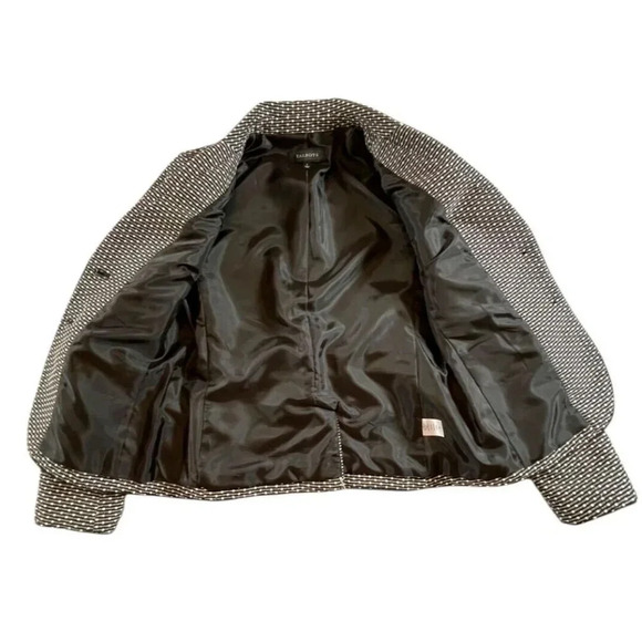 TALBOTS TWO-BUTTON NOTCHED TWEED BLAZER – SIZE 2 - Picture 7 of 11